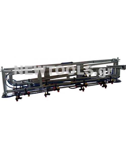 Οριζόντιες μπάρες ψεκασμού για τρακτέρ 10 μέτρα με 40 αντισταλακτικά μπεκ